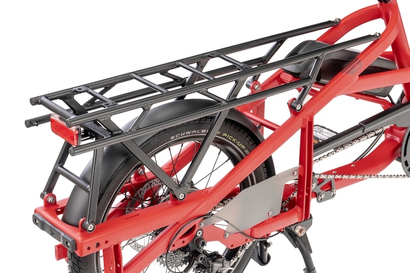 Découvrez le Tern Quick Haul Long : un vélo cargo familial électrique.