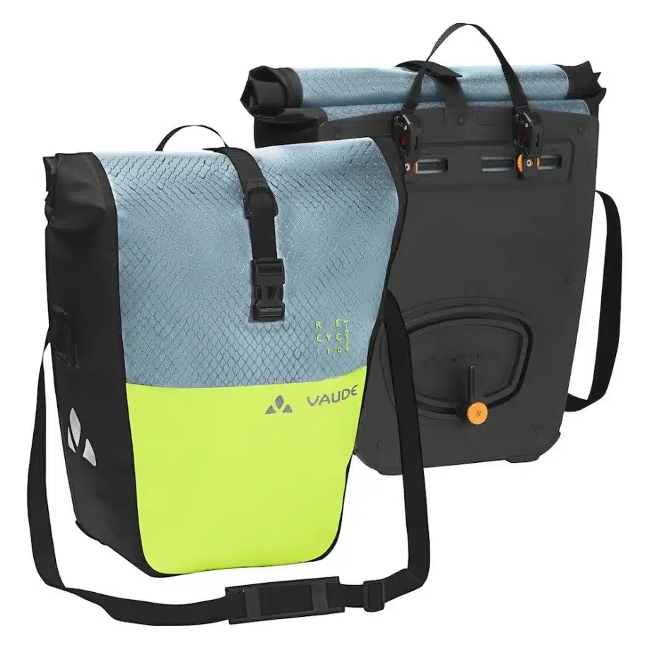 Sacoche Vaude Aqua Back Color, dumoulin bicyclettes, montreal, bleu et vert, 1